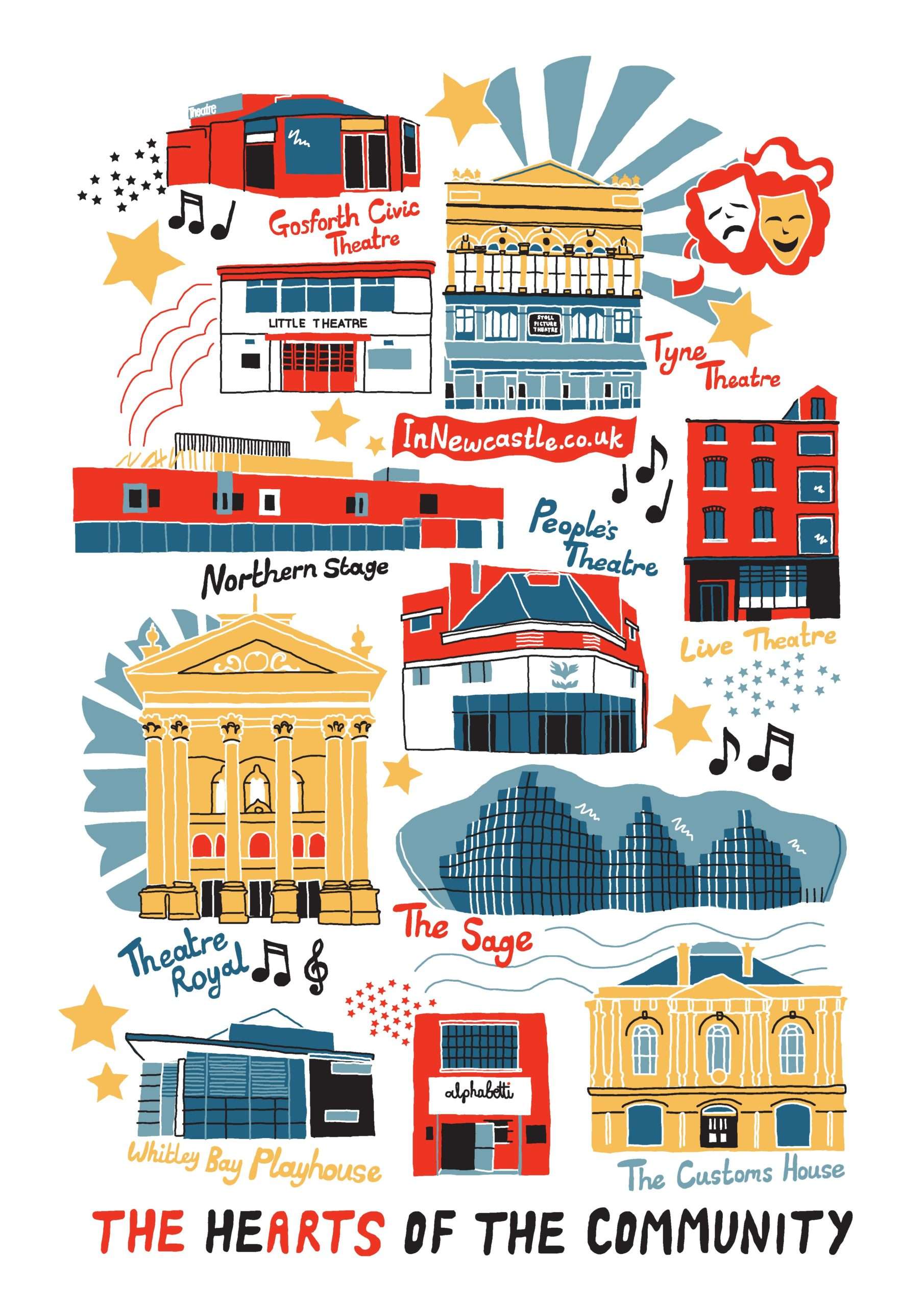InNewcastle continue to fundraise for NE theatres in Newcastle upon Tyne