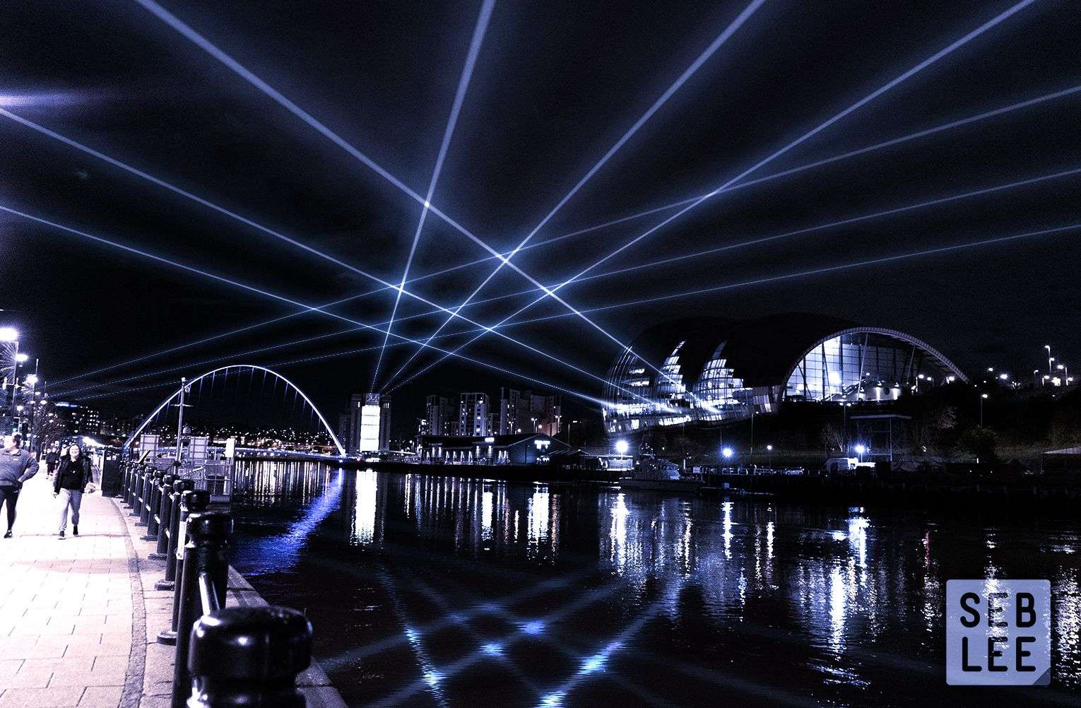 LASER LIGHTS TO FILL THE NIGHT SKIES OF NEWCASTLE in Newcastle upon Tyne
