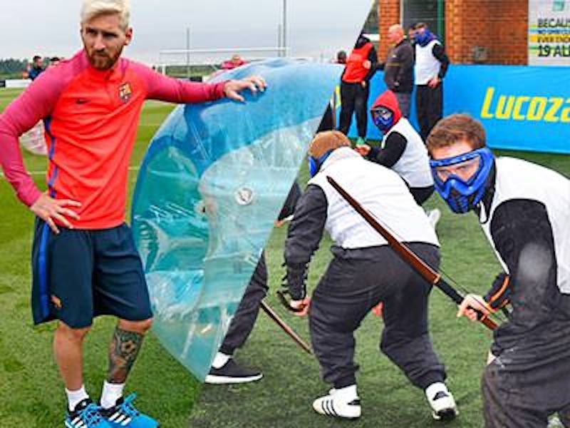 Battle Zone Archery & Bubble Football in Newcastle