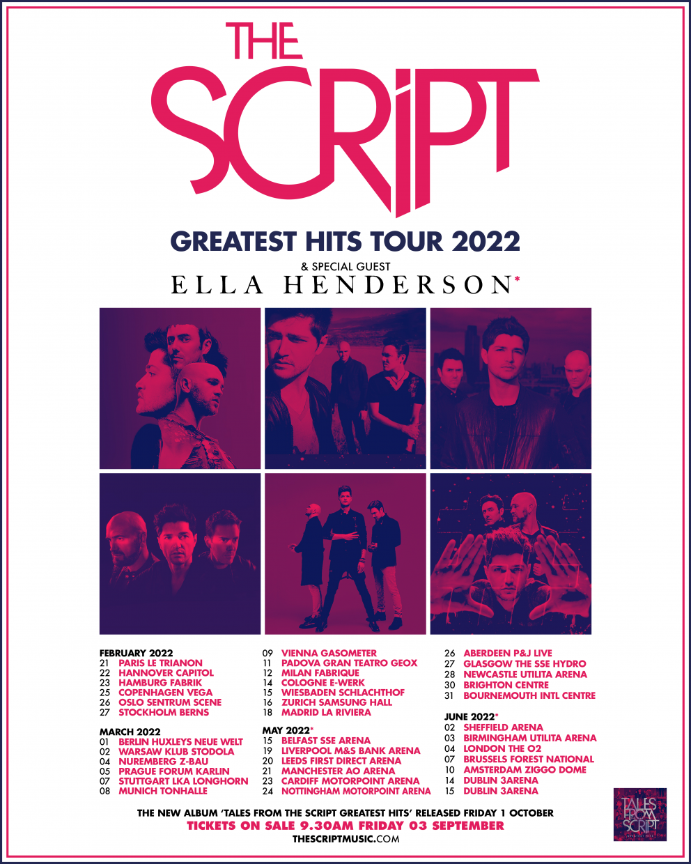 The Script announce 2022 Tour in Newcastle upon Tyne
