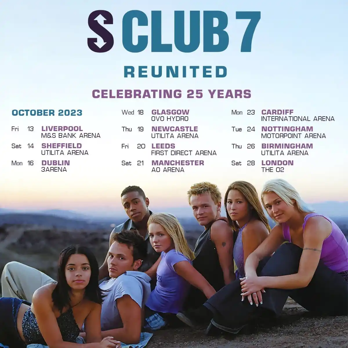 Bring it All Back! S Club 7 Reunited in Newcastle upon Tyne