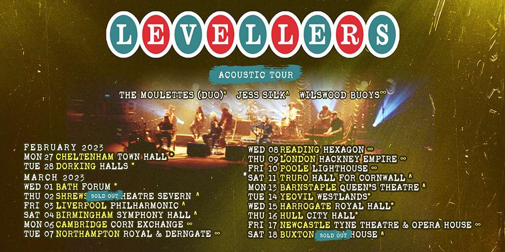 Review: The Levellers Acoustic Tour at Tyne Theatre in Newcastle upon Tyne