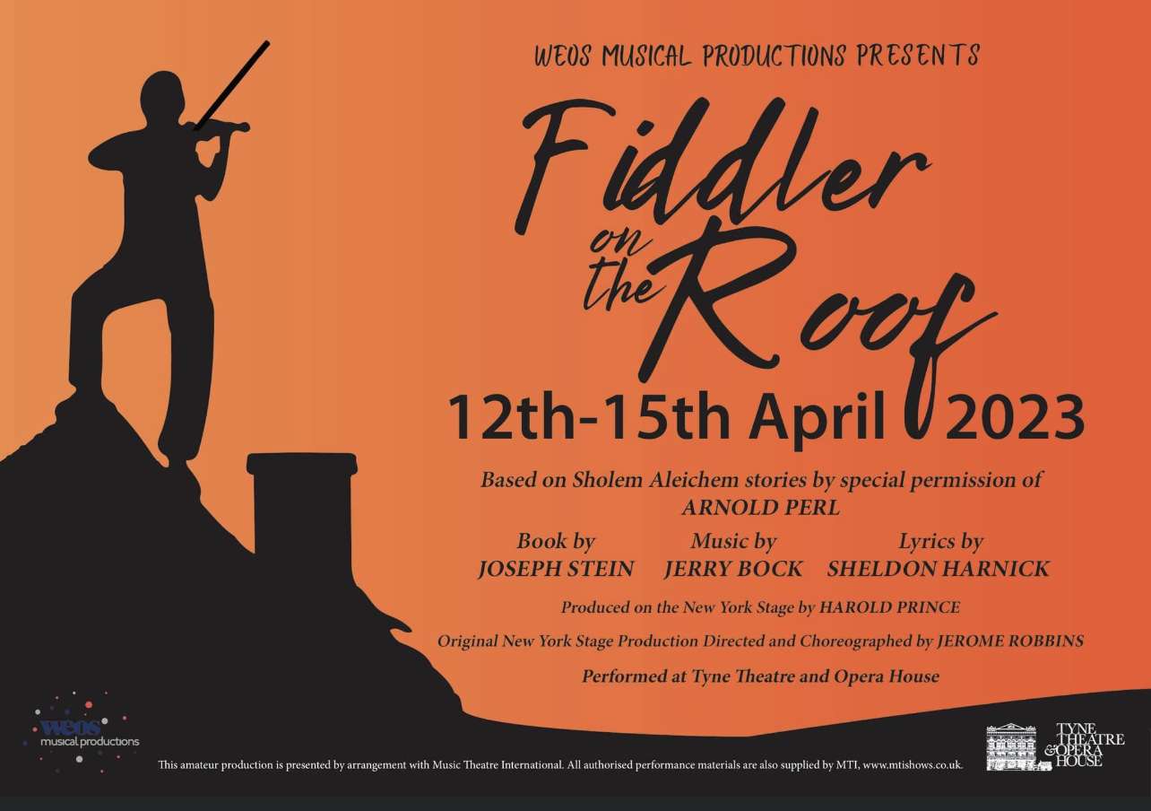 Review: WEOS present Fiddler On The Roof at the Tyne Theatre review in Newcastle upon Tyne