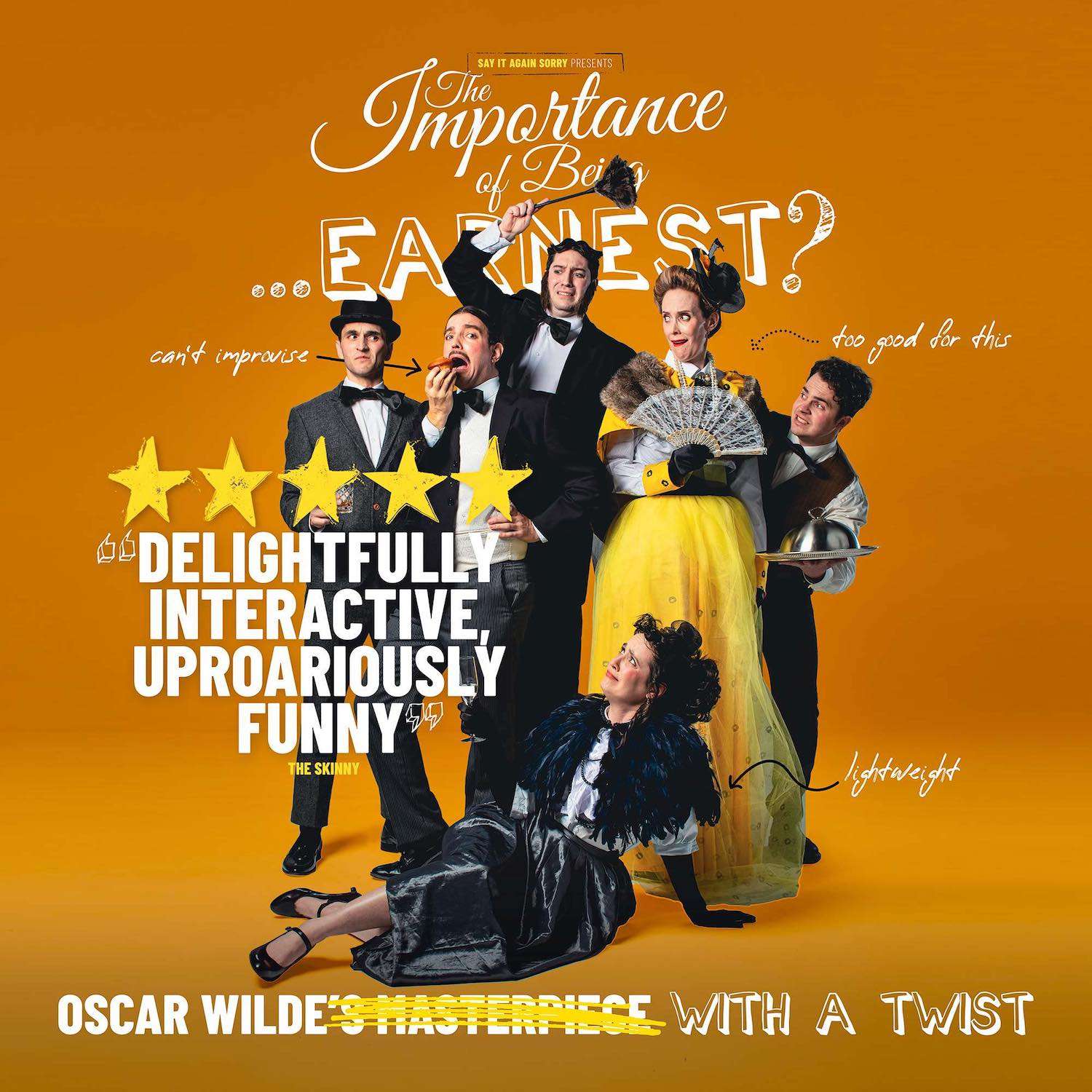 The Importance of Being… Earnest? By Say It Again, Sorry? – Review review in Newcastle upon Tyne