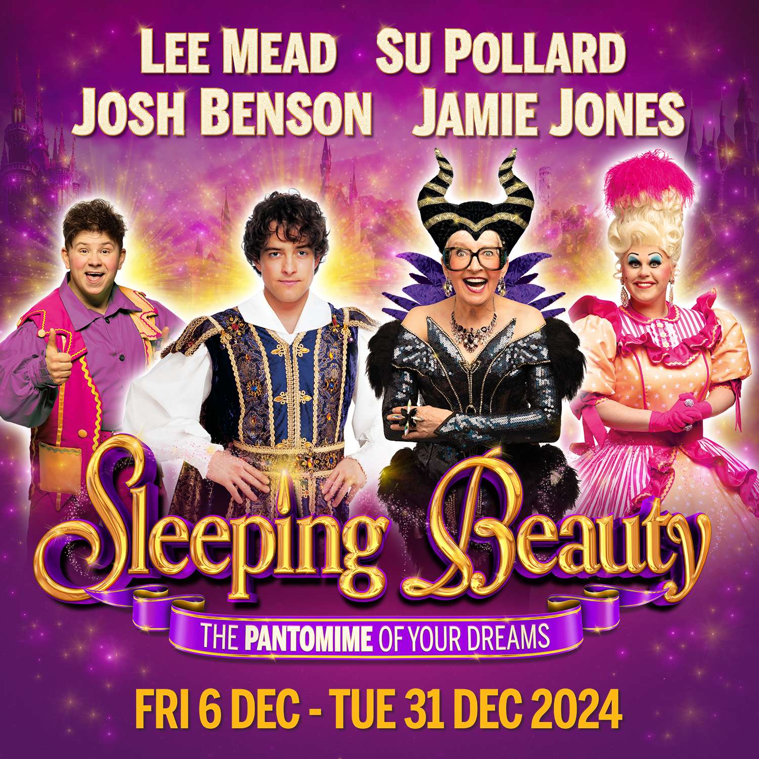 LEE MEAD AND SU POLLARD TO HEADLINE DARLINGTON PANTO SLEEPING BEAUTY in Newcastle upon Tyne