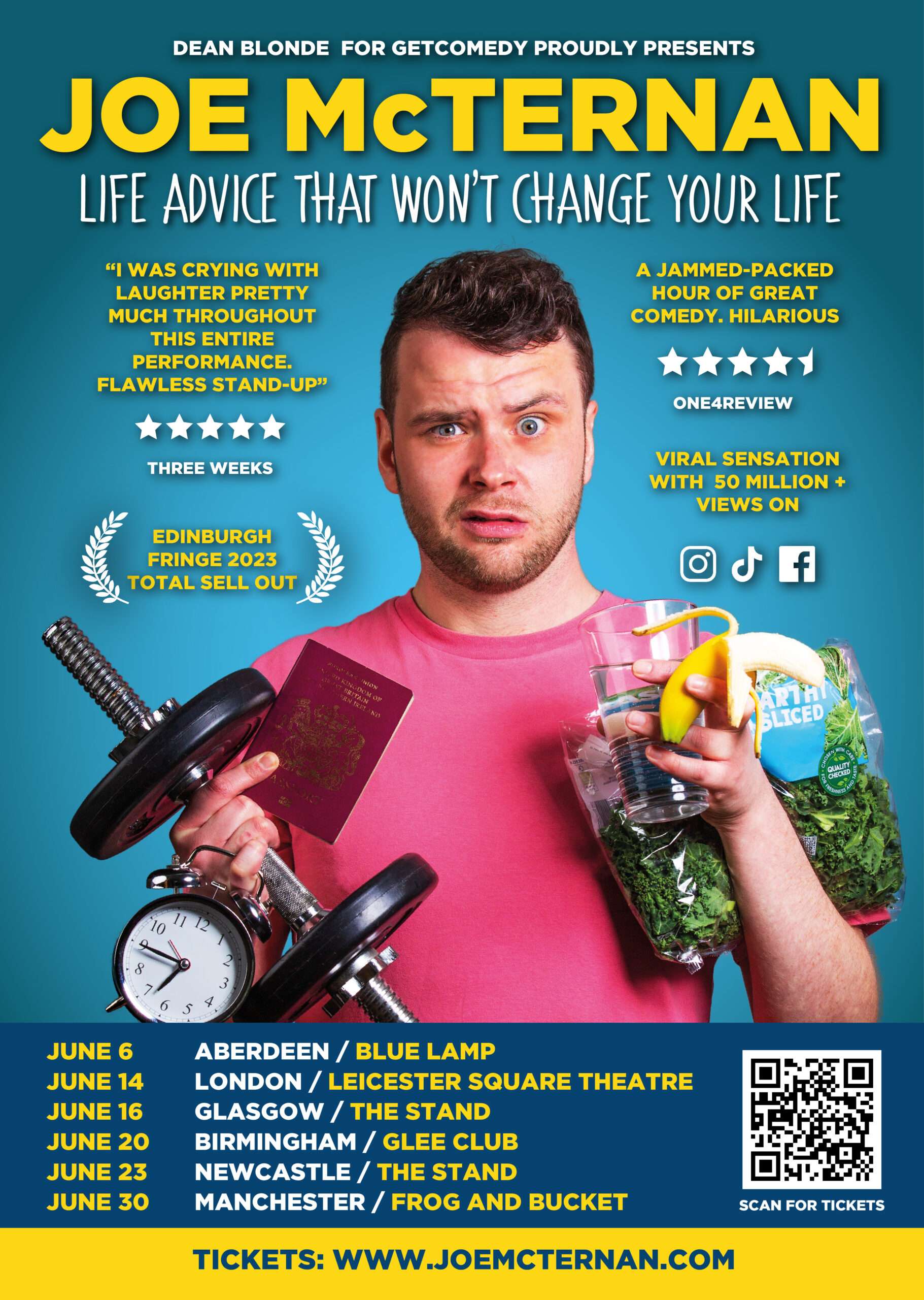 SCOTTISH VIRAL COMEDY SENSATION JOE MCTERNAN COMES TO THE STAND NEWCASTLE in Newcastle upon Tyne