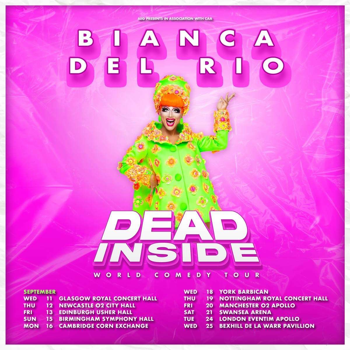 Review: Bianca Del Rio: Dead Inside at O2 City Hall Newcastle review in Newcastle upon Tyne