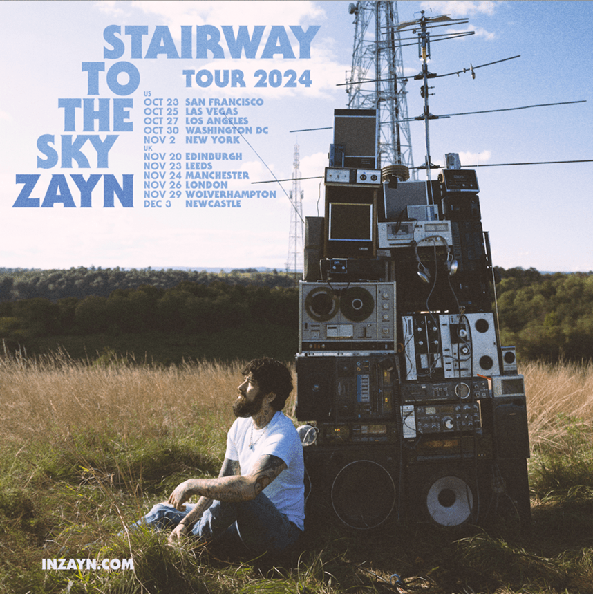 Zayn Announces First Ever Solo Tour ‘Stairway To The Sky’ in Newcastle upon Tyne