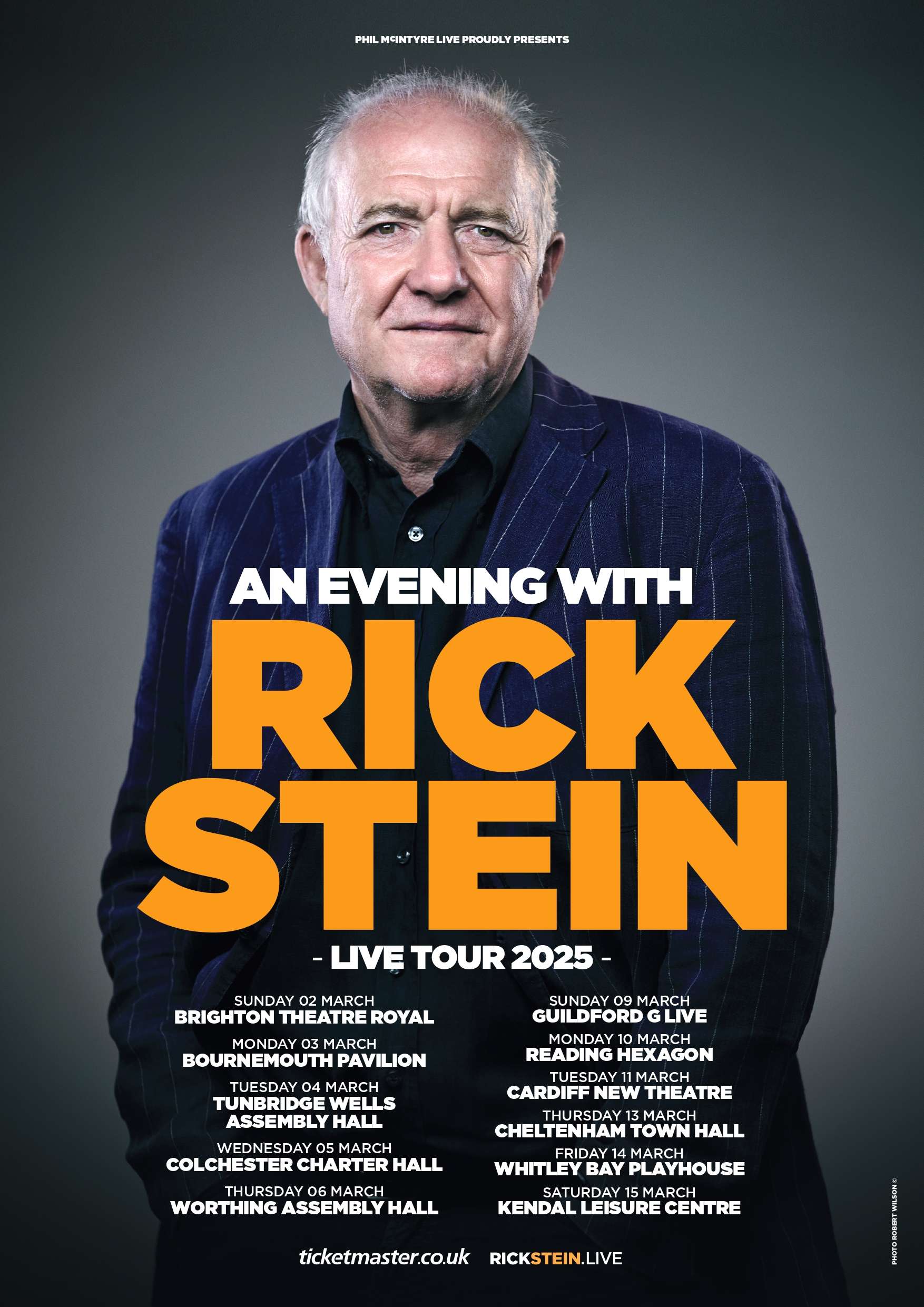 An Evening with Rick Stein 2025 Tour in Newcastle upon Tyne