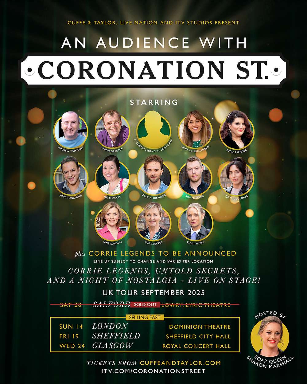 Corrie legend announced for An Audience with Coronation Street at Sunderland Empire in Newcastle upon Tyne