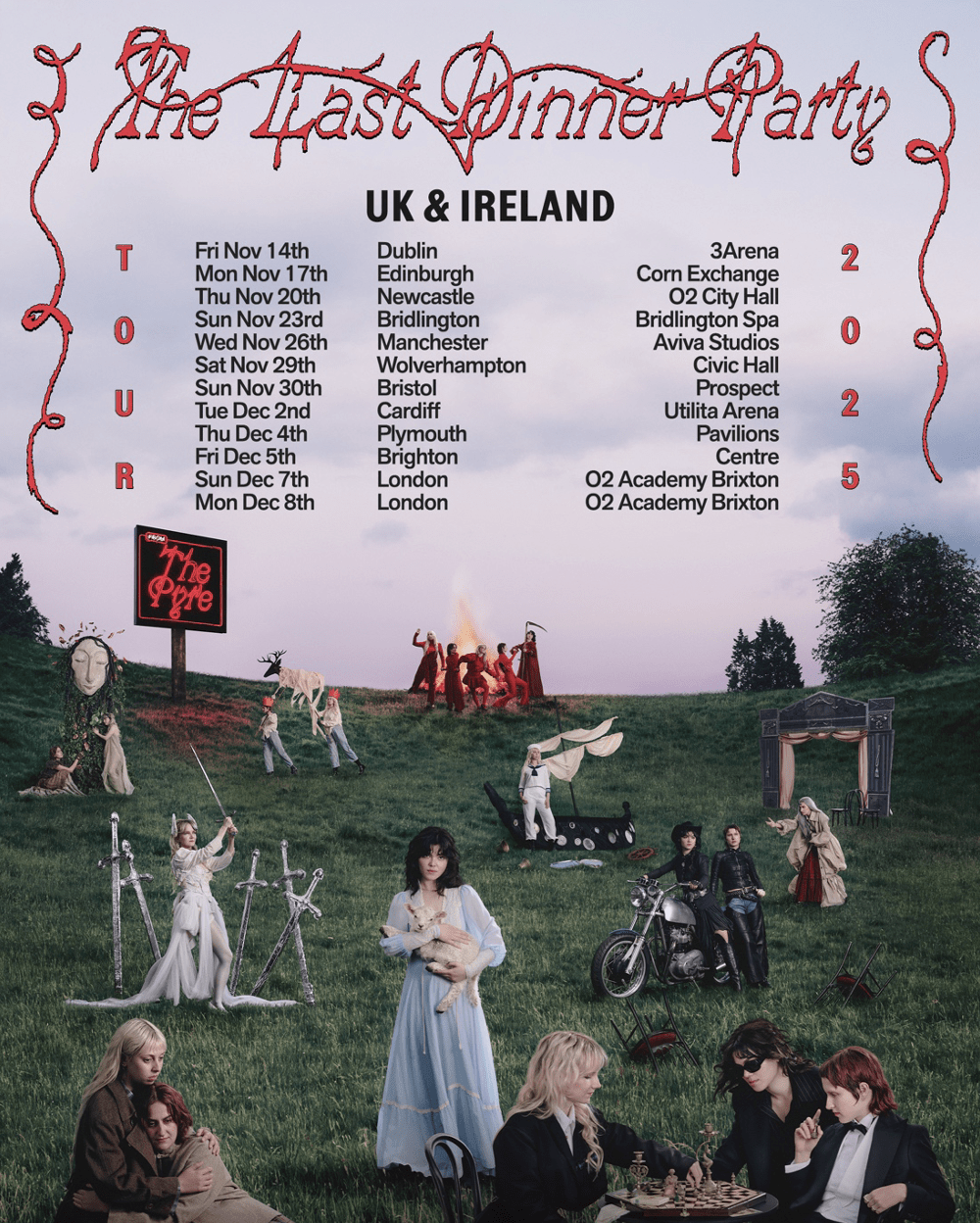 The Last Dinner Party announce Newcastle show in Newcastle upon Tyne