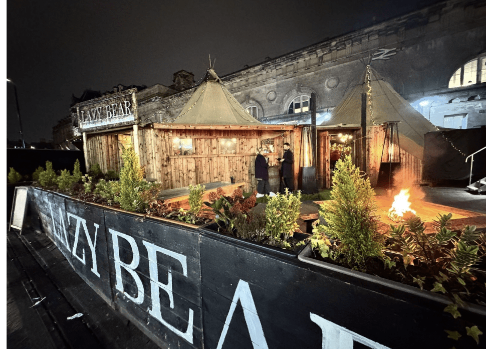 LAZY BEAR WINTER TIPI MAKES A WELCOME CITY CENTRE RETURN THIS SEASON in Newcastle upon Tyne