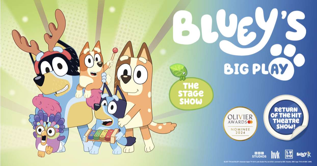 Q&A with Melanie Zanetti and Dave McCormack (Mum& Dad) for Bluey’s Big Play in Newcastle upon Tyne